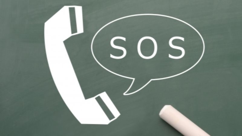 SOSと電話